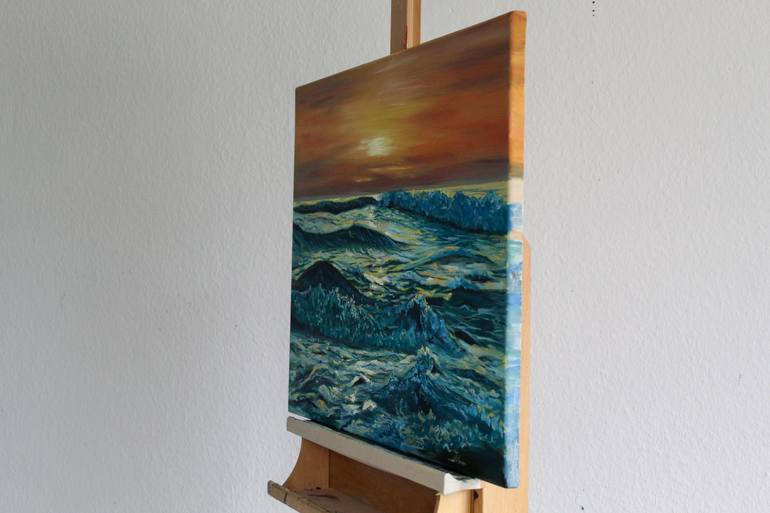 Original Photorealism Seascape Painting by Liza Illichmann