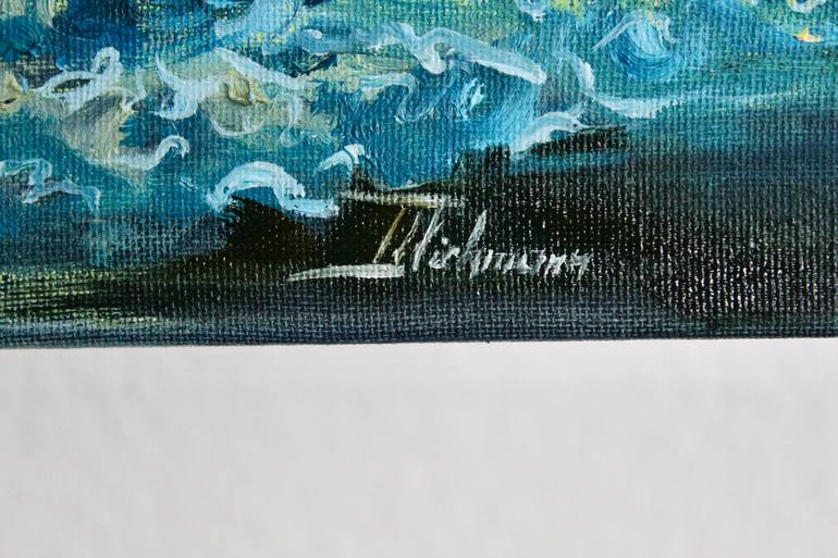 Original Photorealism Seascape Painting by Liza Illichmann