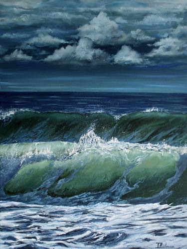 Print of Photorealism Seascape Paintings by Liza Illichmann