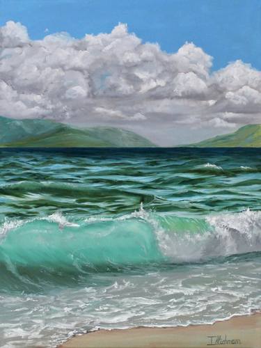 Original Photorealism Seascape Paintings by Liza Illichmann