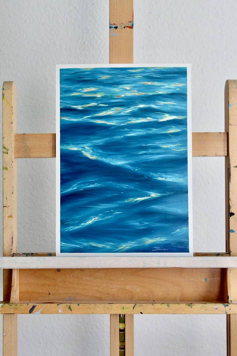 Original Photorealism Seascape Painting by Liza Illichmann