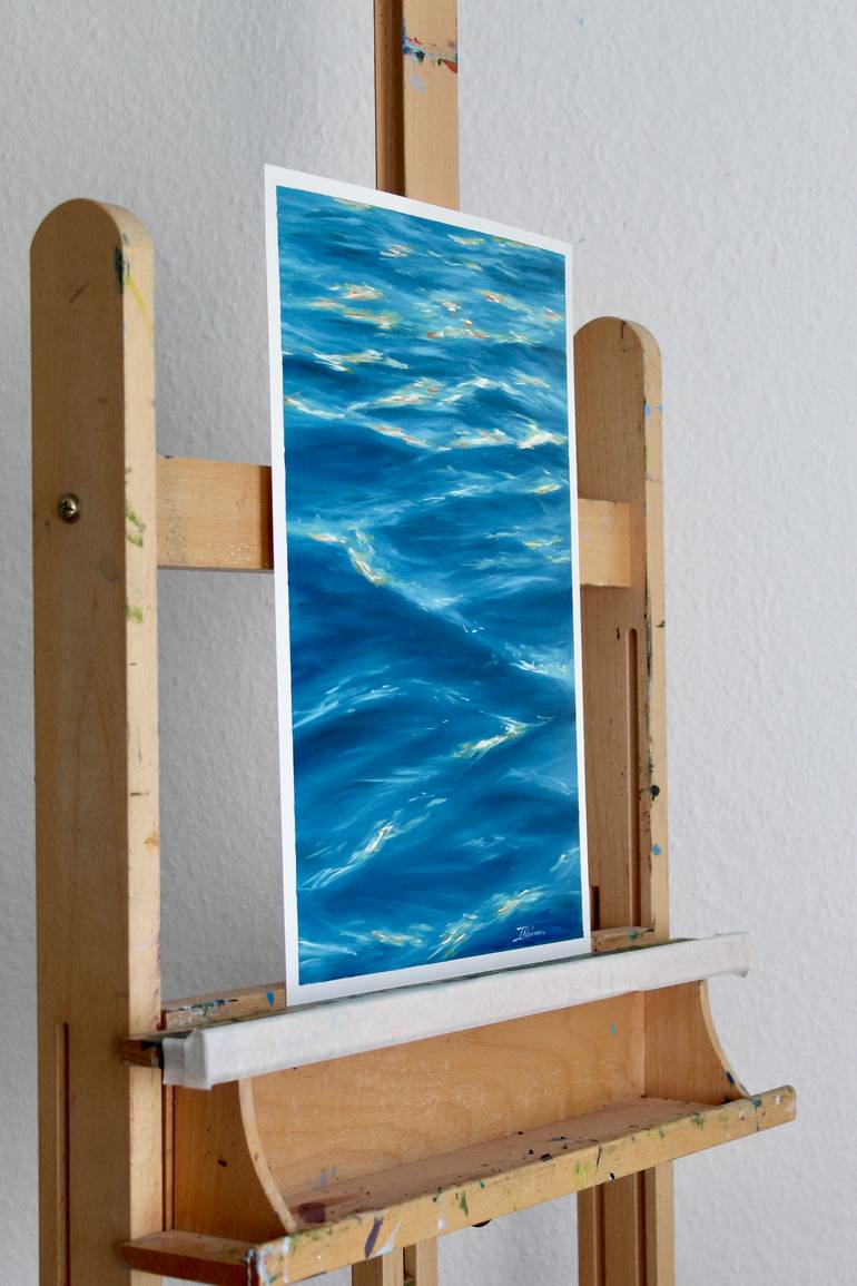 Original Photorealism Seascape Painting by Liza Illichmann