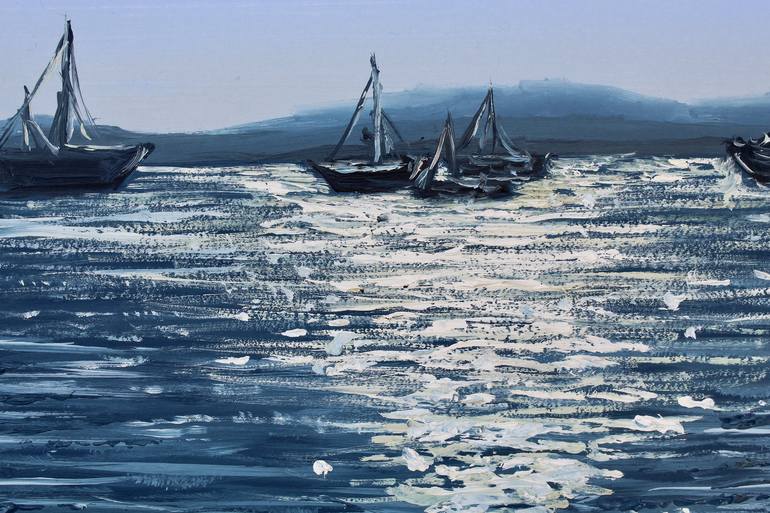 Original Photorealism Seascape Painting by Liza Illichmann