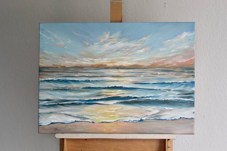 Original Photorealism Seascape Painting by Liza Illichmann