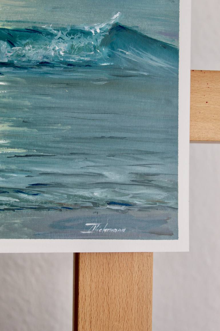Original Photorealism Seascape Painting by Liza Illichmann