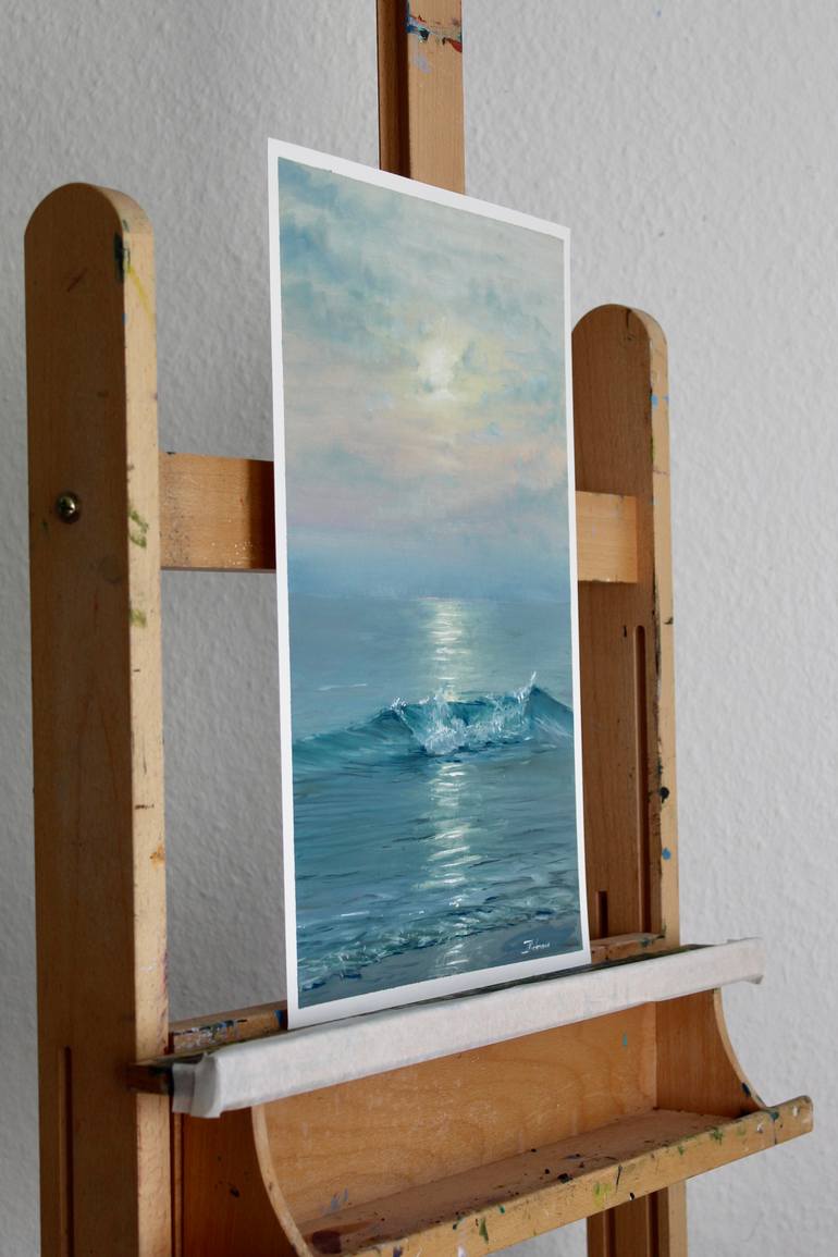 Original Photorealism Seascape Painting by Liza Illichmann