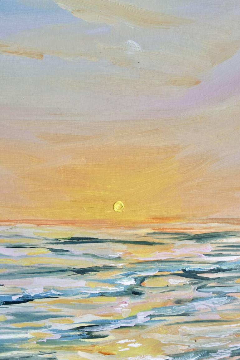 Original Expressionism Seascape Painting by Liza Illichmann