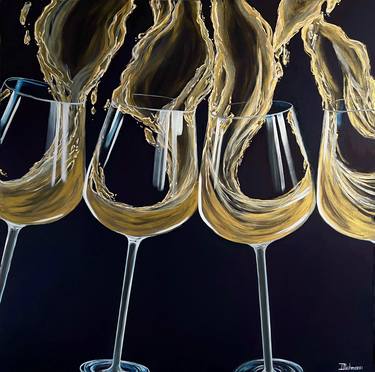 Original Photorealism Food & Drink Paintings by Liza Illichmann