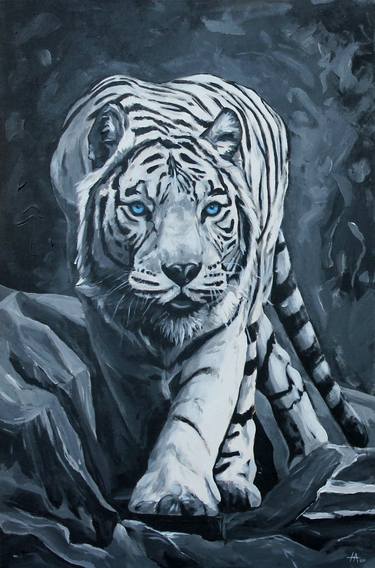 Original Conceptual Animal Paintings by Alina Nikitina