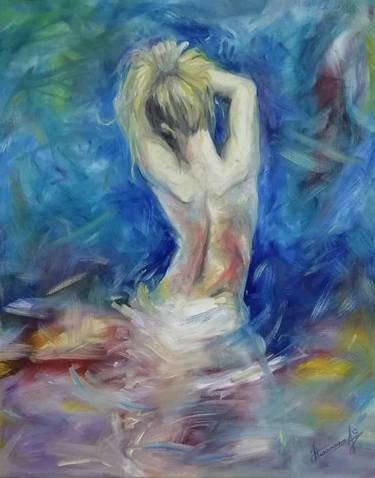 Original Impressionism Nude Paintings by Alina Nikitina