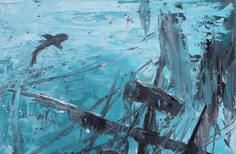 Original Conceptual Animal Painting by Alina Nikitina