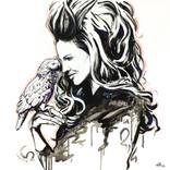 Collection totem animals and celebrity portraits (pop-ART)  figurative paintings