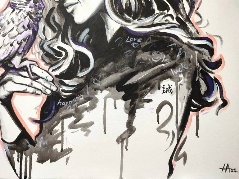 Original Illustration Pop Culture/Celebrity Painting by Alina Nikitina