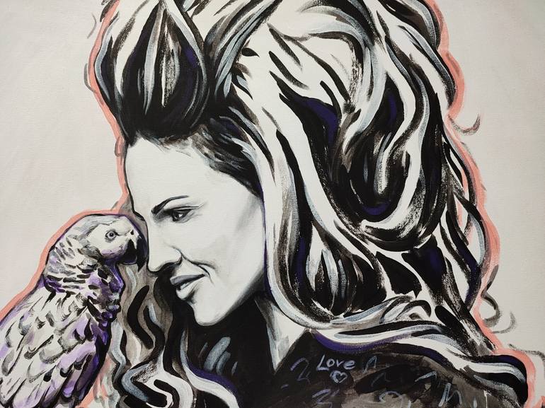 Original Illustration Pop Culture/Celebrity Painting by Alina Nikitina