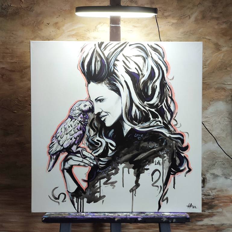 Original Illustration Pop Culture/Celebrity Painting by Alina Nikitina