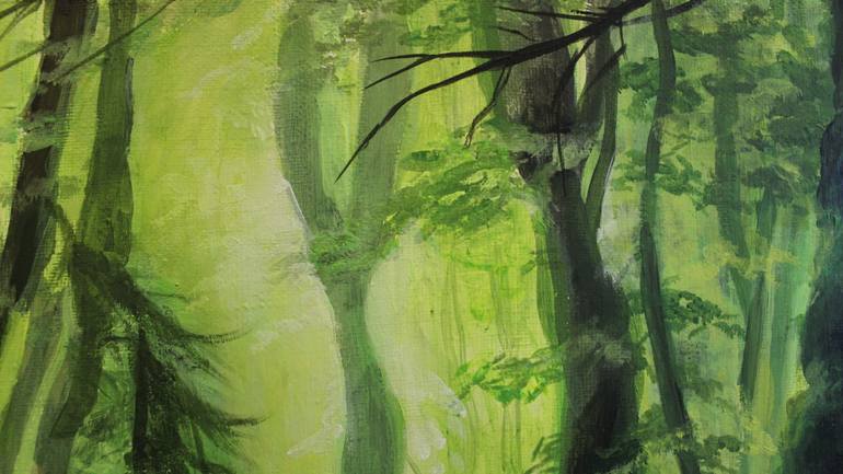Original Realism Landscape Painting by Arina Lu