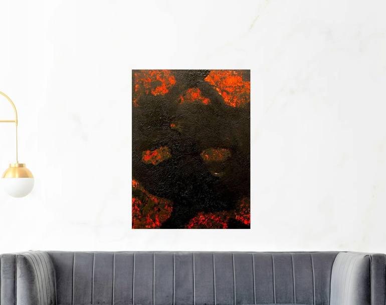 Original Abstract Expressionism Abstract Painting by Das Ding