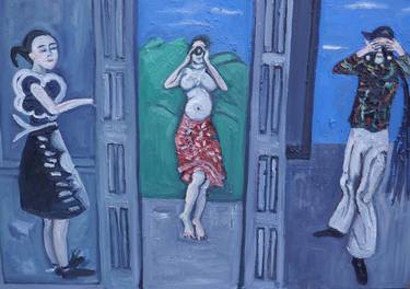 Original Figurative People Paintings by Tatiana De Stempel