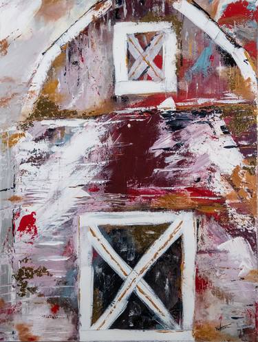 Original Abstract Expressionism Places Painting by Avrinell Kwiatkowski