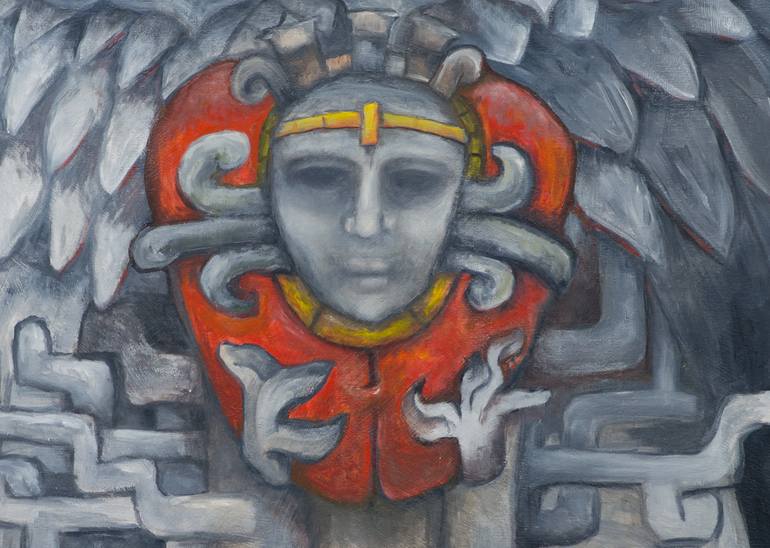 Original Figurative Fantasy Painting by Sergey Podolyak