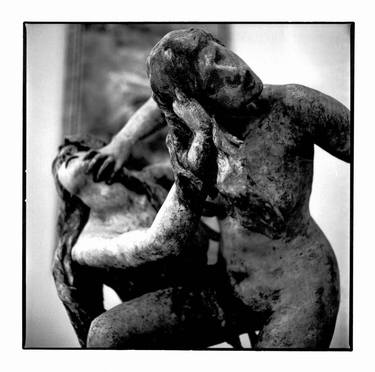 Sculpture of fighting women - Limited Edition of 20 thumb