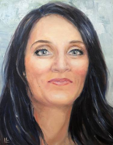 Original Realism Portrait Paintings by Leah Larisa Bunshaft DIZLARKA