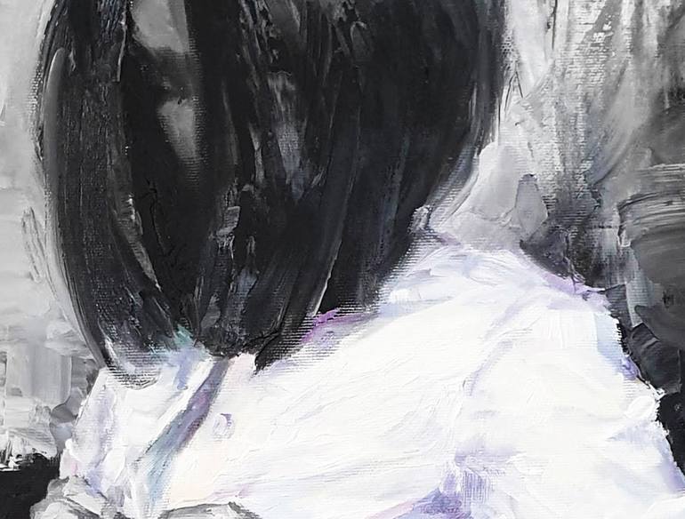 Original Figurative Women Painting by Leah Larisa Dizlarka