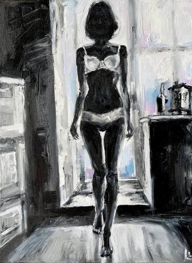 Original Impressionism Erotic Paintings by Leah Larisa Bunshaft DIZLARKA