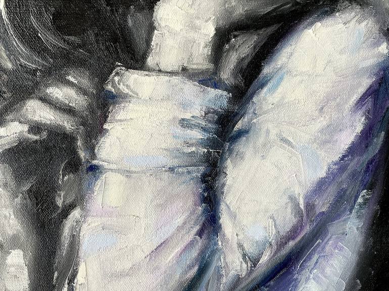 Original Impressionism Erotic Painting by Leah Larisa Bunshaft DIZLARKA