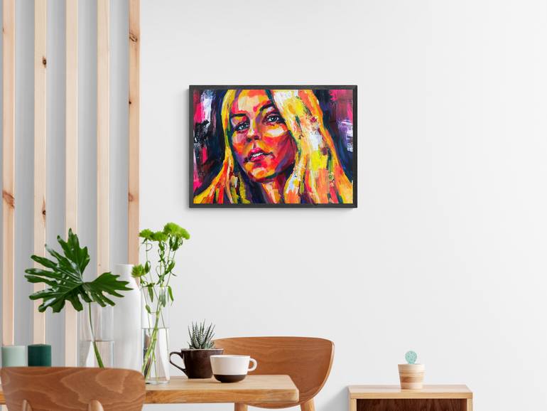 Original Illustration Women Painting by Leah Larisa Dizlarka
