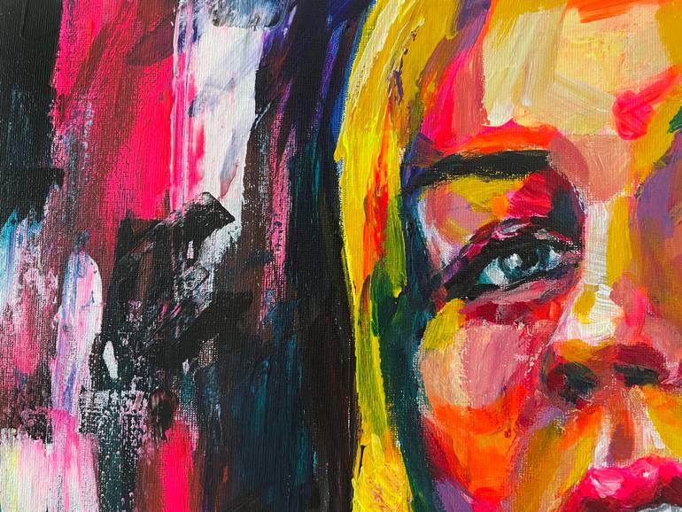 Original Illustration Women Painting by Leah Larisa Dizlarka