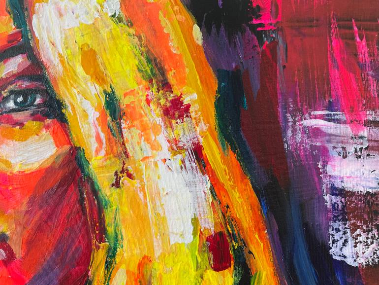 Original Illustration Women Painting by Leah Larisa Dizlarka