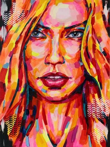 Original Portrait Paintings by Leah Larisa Bunshaft DIZLARKA