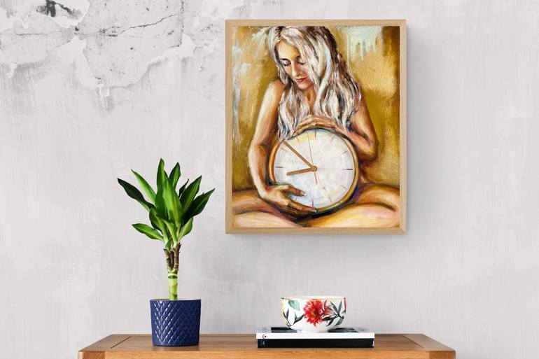 Original Women Painting by Leah Larisa Bunshaft DIZLARKA