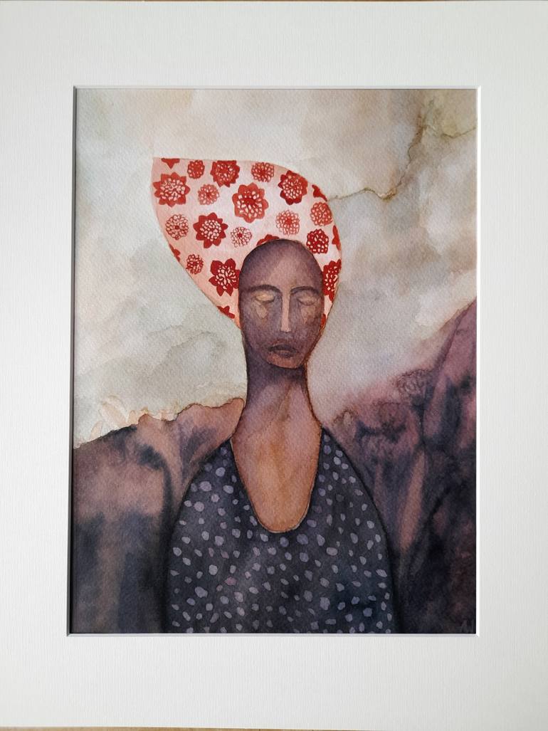Original Abstract Women Painting by Agata Wojak