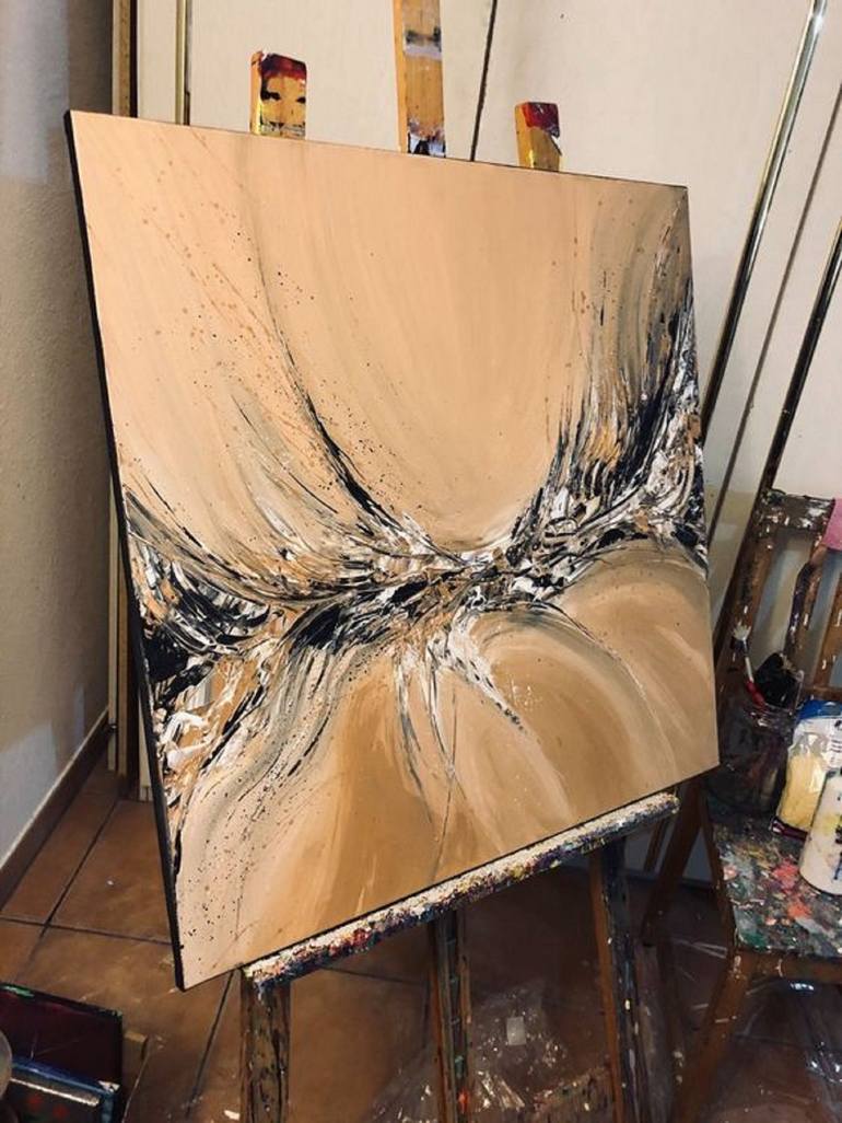 Original Abstract Fantasy Painting by Positiff Art