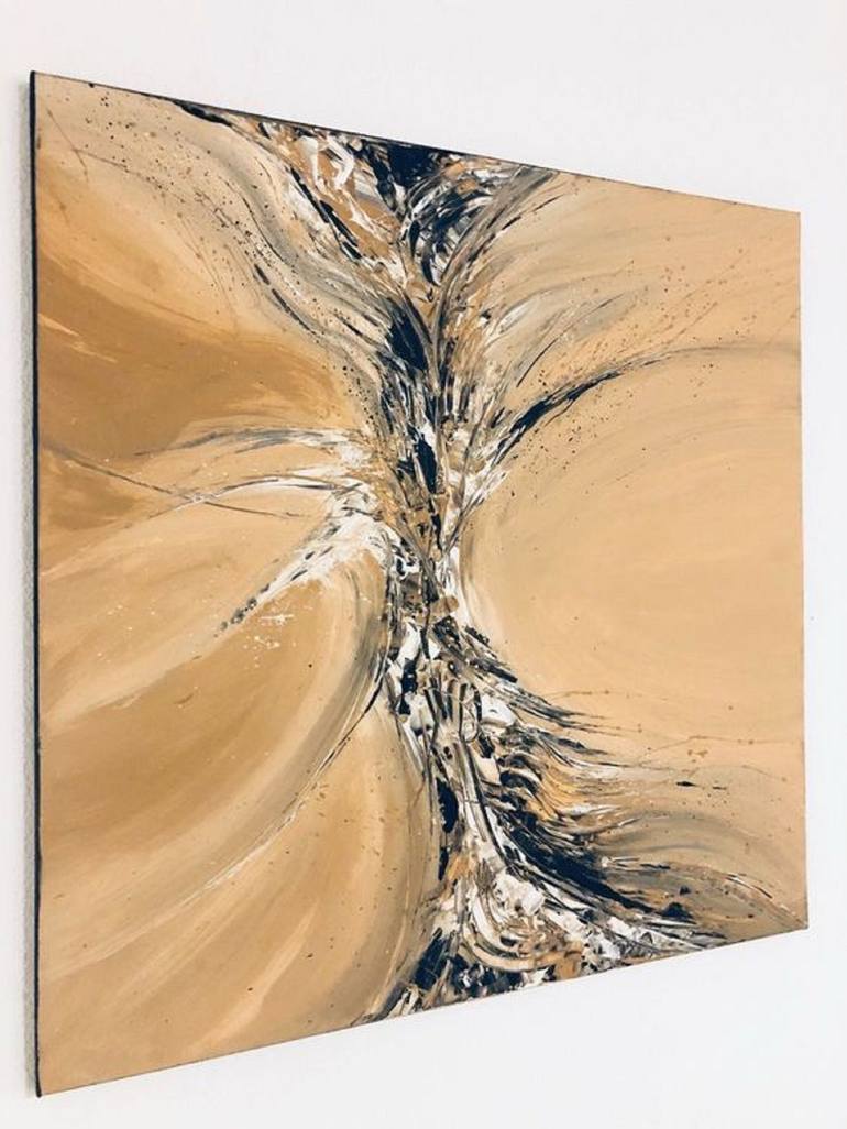 Original Abstract Fantasy Painting by Positiff Art