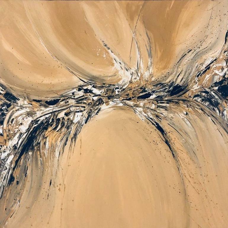 Original Abstract Fantasy Painting by Positiff Art