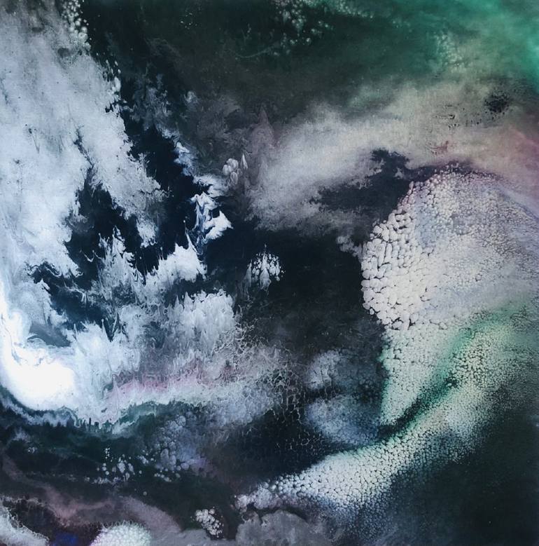 Original Nature Painting by Positiff Art | Realism Art on Canvas | "THE MAGIC OF CLOUDS" 2021