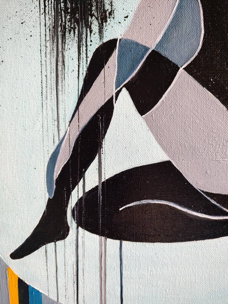 Original Abstract People Painting by Irina Movchan