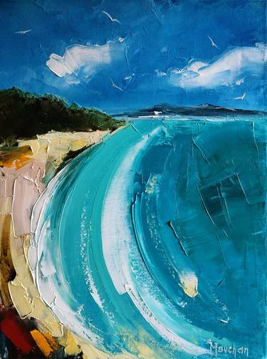 Original Beach Paintings by Irina Movchan