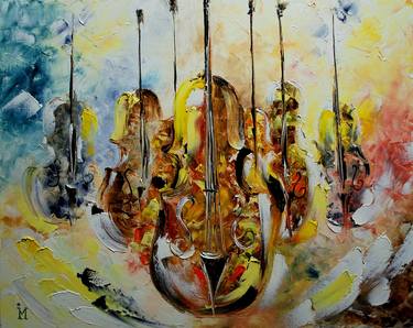 Print of Music Paintings by Irina Movchan