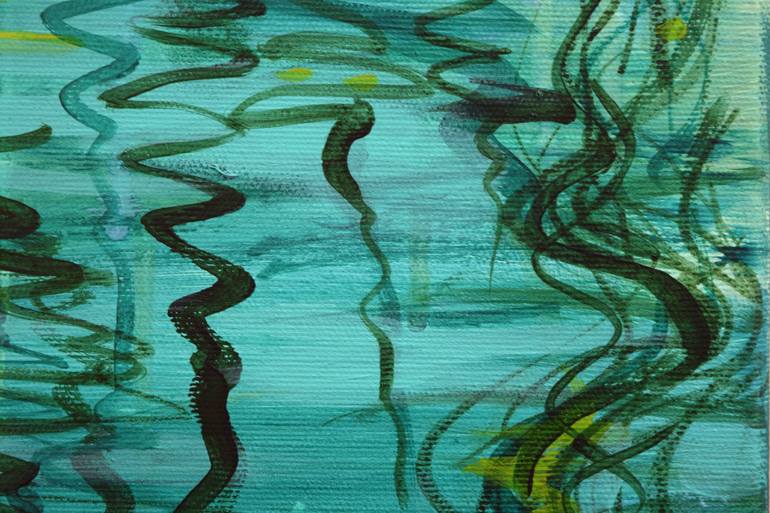 Original Contemporary Water Painting by Erika Balla