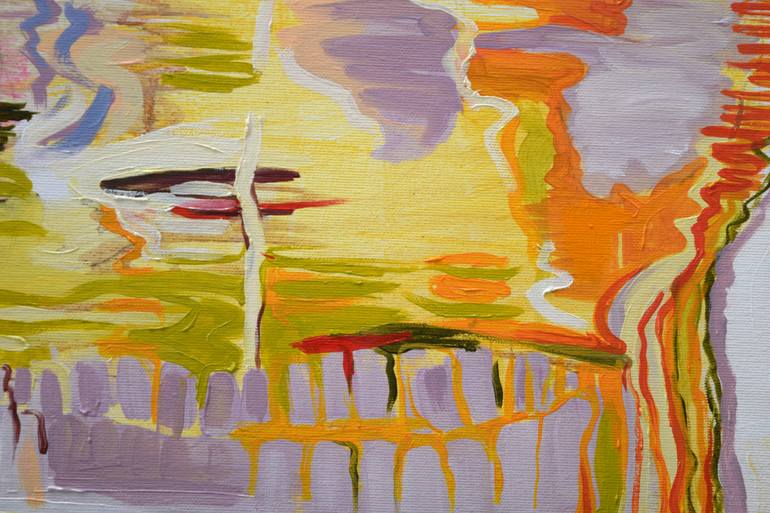 Original Contemporary Garden Painting by Erika Balla