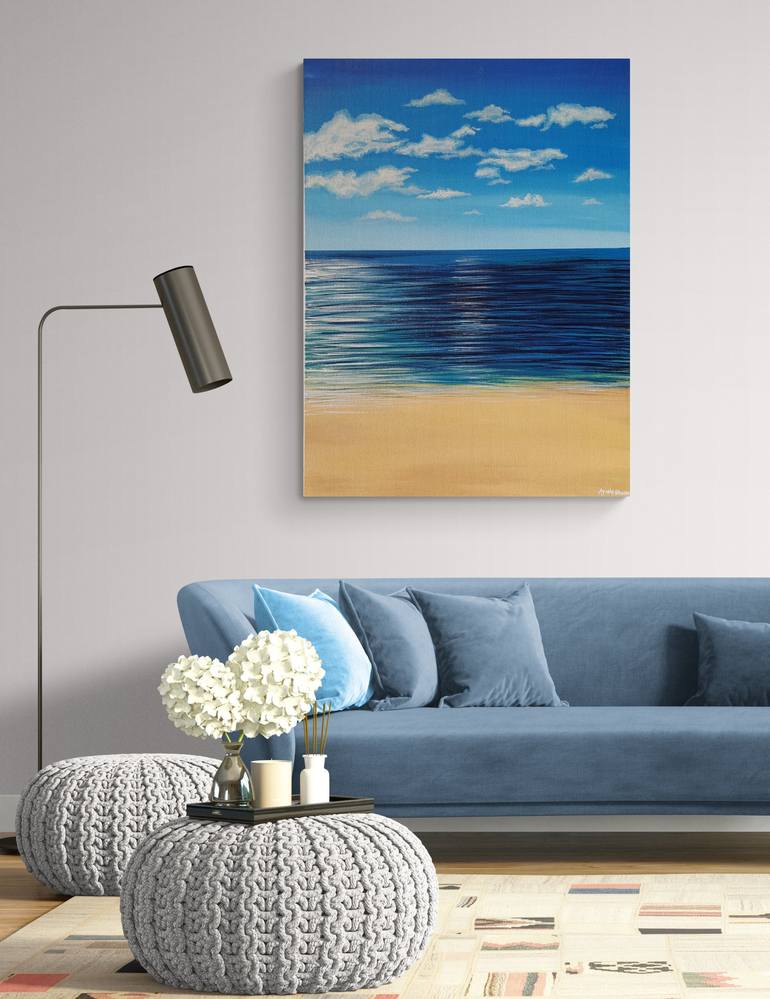 Dazzling Seashore Painting by Ayushi Bhatter