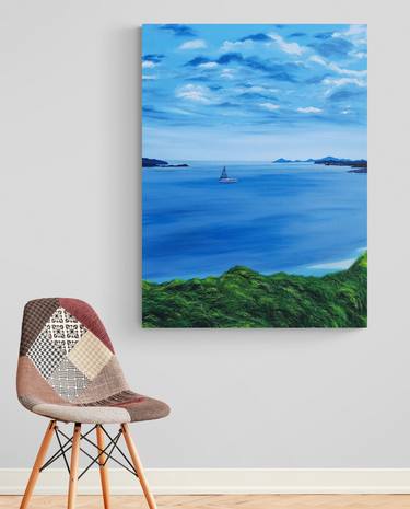 Original Seascape Painting by Ayushi Bhatter