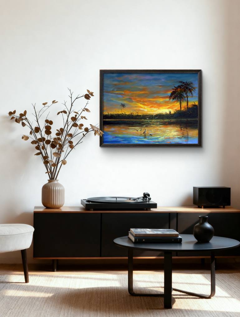 Original Impressionism Landscape Painting by Muhammad Umair