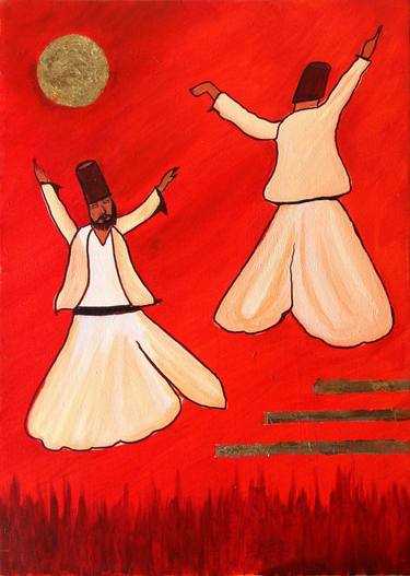 Whirling Sufi Painting thumb
