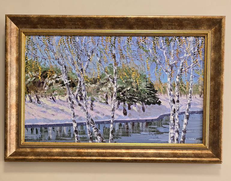 Original Impressionism Landscape Painting by Serhii Hontarovskyi