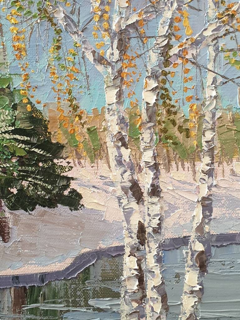 Original Impressionism Landscape Painting by Serhii Hontarovskyi